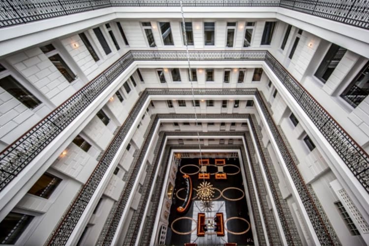 Lobby and walkways